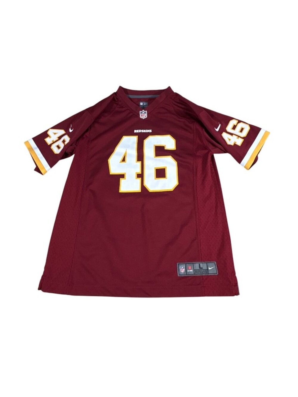 Washington Commanders Jersey Morris #46 Youth L 14-16 On Field NFL Red White